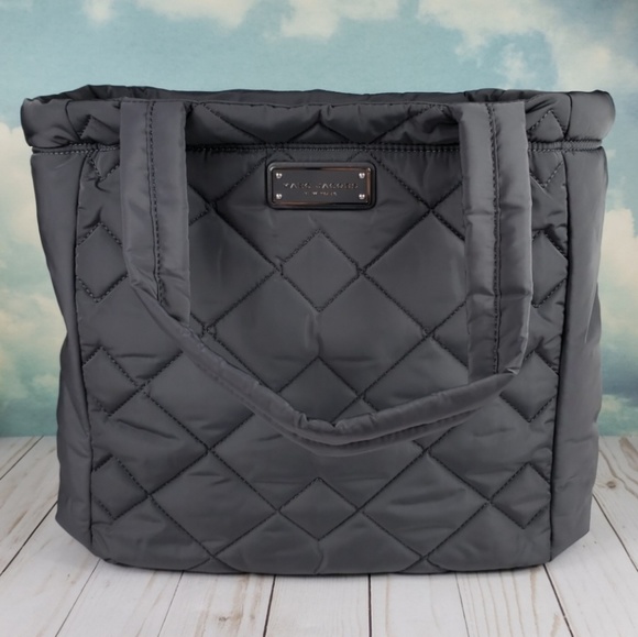 Marc Jacobs Quilted Nylon Tote Dark Grey - Picture 2 of 8